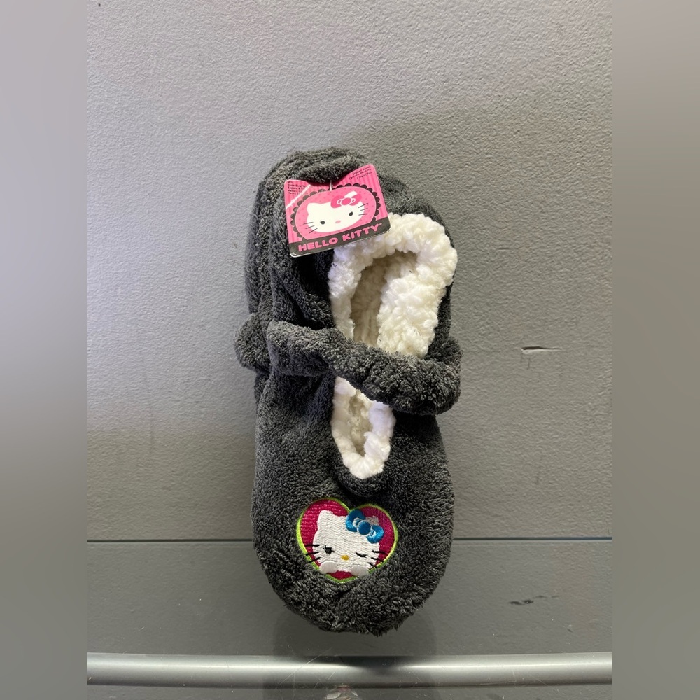 Hello Kitty Charcoal Slipper Socks